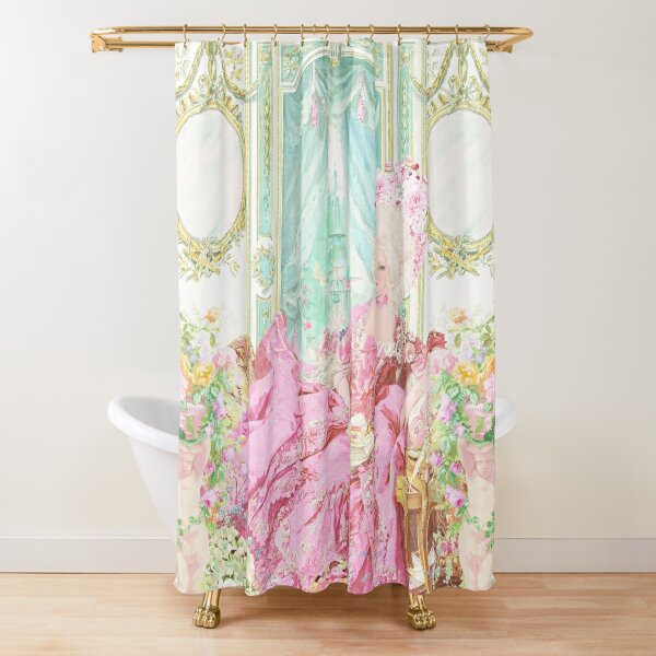 Marie Antoinette, Patisserie, Le Jardin Shower Curtain by Wendy Paula  Patterson