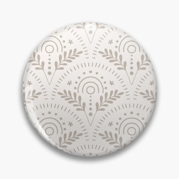 Item preview, boho vibes scallop cream and stone designed and sold by Chelsea Jay.