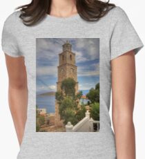 Nimborio Clock Tower Women's Fitted T-Shirt
