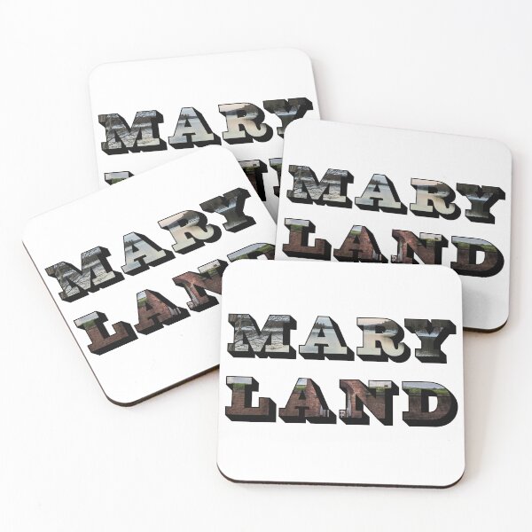 Item preview, Maryland w/ National Landmarks designed and sold by Pajamurai.