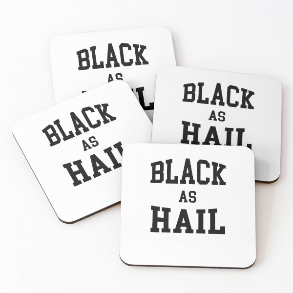 Item preview, black as hail | black as hail shirt v3 designed and sold by Grafik0.