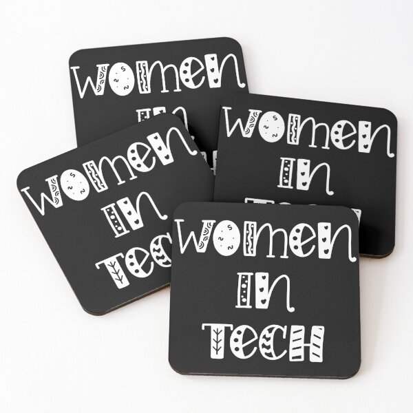Item preview, Women In Tech - Cute - Black designed and sold by Amerant.