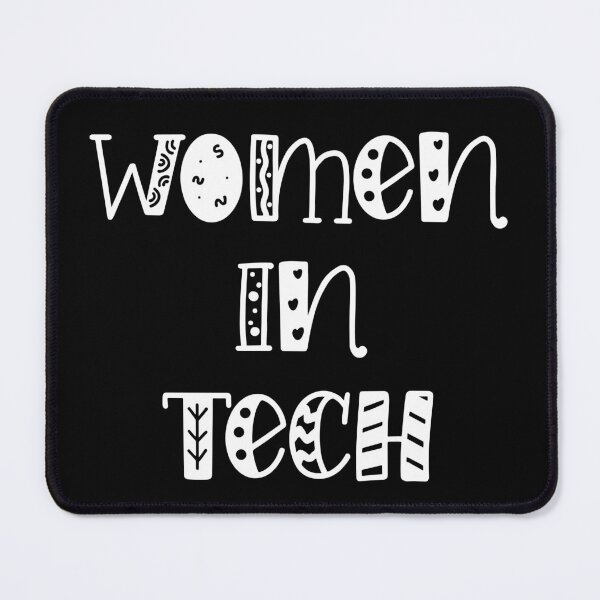 Artikelvorschau, Frauen in der Technik - Niedlich - Schwarz entworfen und verkauft von Amerant.