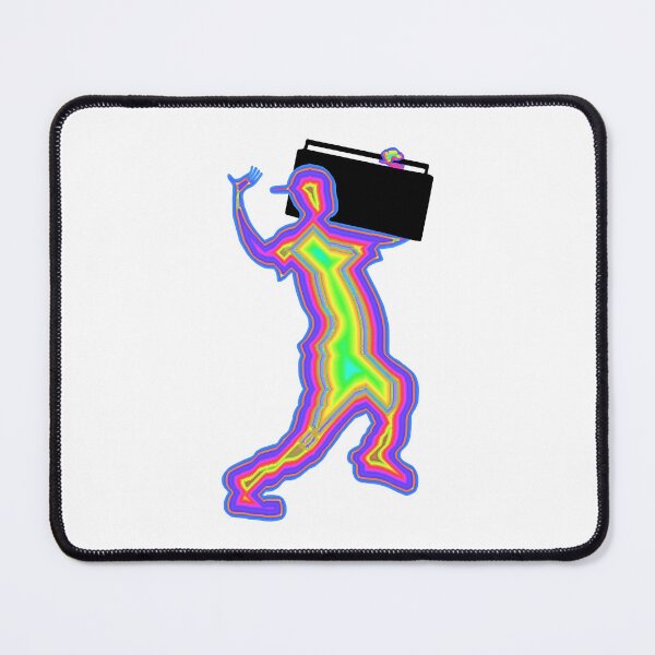 Item preview, 1980s Neon Silhouette with a Boombox designed and sold by MichelleXanto.