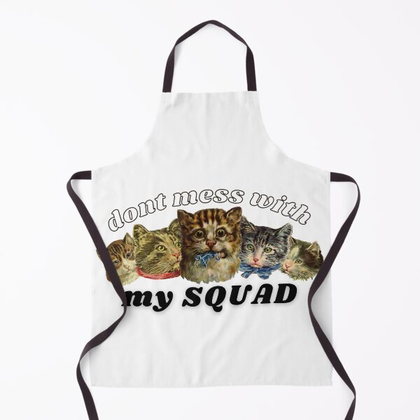 Item preview, don’t mess with my squad cat designed and sold by Maddie OMalley.