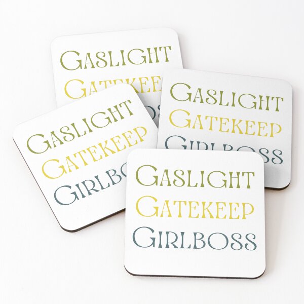 Item preview, Gaslight Gatekeep Girlboss designed and sold by toadsforall.
