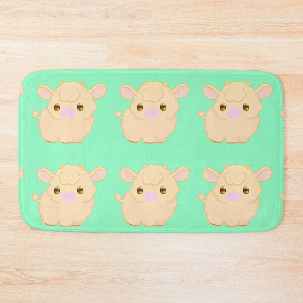 Item preview, Cute fluffy cow designed and sold by MeowMeowsShop.