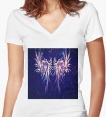 RightOn Faceless Women's Fitted V-Neck T-Shirt