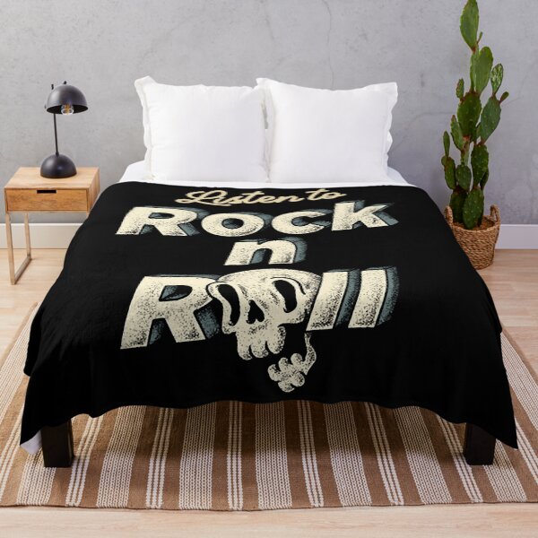 Item preview, Text Only - Listen to Rock n Roll (black) designed and sold by MichelleXanto.