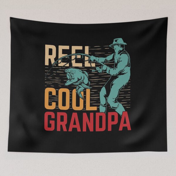 Item preview, Cool Grandpa Angling Fish Funny Fisher Fishing designed and sold by bestshirtdesign.