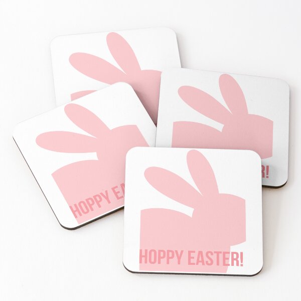 Item preview, Hoppy Easter. Cute Bunny Rabbit Pun Design. Perfect Fun Easter Basket Stuffer. designed and sold by That Cheeky Tee.