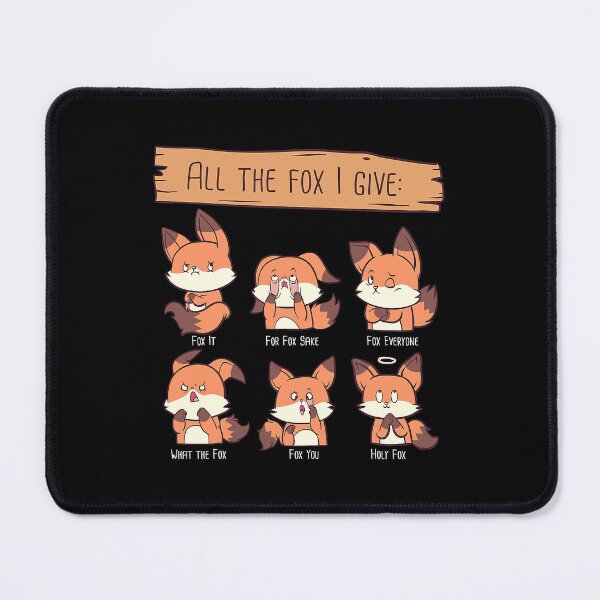 Item preview, All The Fox I Give Funny Red Foxes No Fox Given designed and sold by PerkinsAarav.