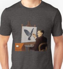 Magritte "Clairvoyance" inspired design Unisex T-Shirt