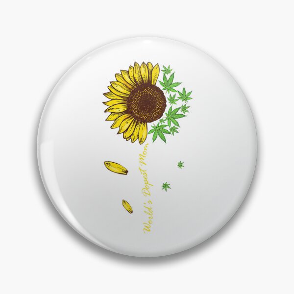 Item preview, World's Dopest Mom Sunflower Weed Cannabis 420 Day designed and sold by MegadoShica.