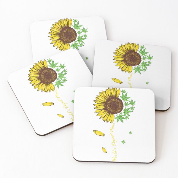 Item preview, World's Dopest Mom Sunflower Weed Cannabis 420 Day designed and sold by MegadoShica.