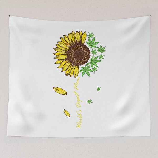 Item preview, World's Dopest Mom Sunflower Weed Cannabis 420 Day designed and sold by MegadoShica.