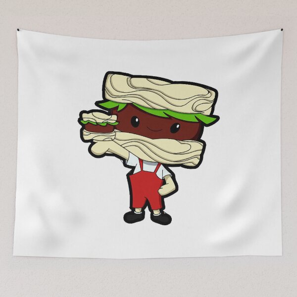Item preview, Noodle Burger Boy  designed and sold by BellaWheeler.