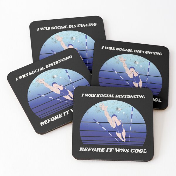 Item preview, Swimming I Was Social Distancing Before It Was Cool Classic T-Shirt designed and sold by jacksrome6.