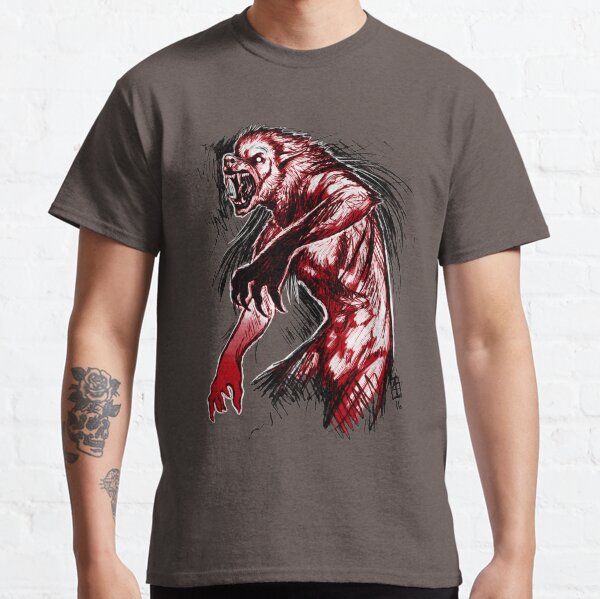 Losing My Humanity (Red Version) Classic T-Shirt