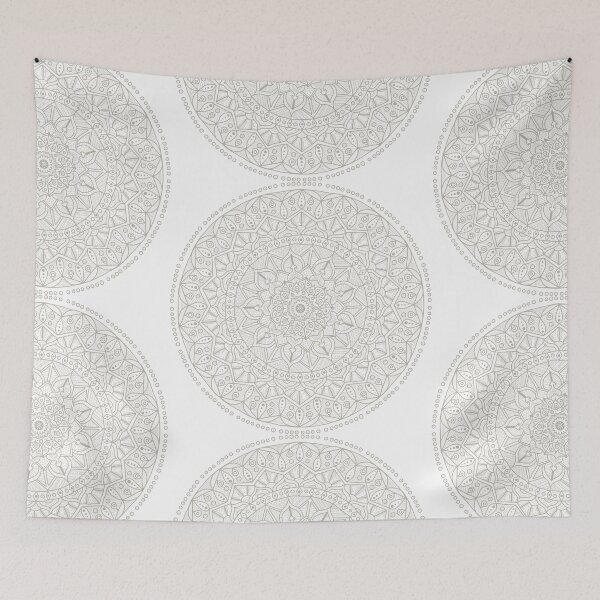 Item preview, Gray Circle OF Life Mandala designed and sold by Jacob Thomas.