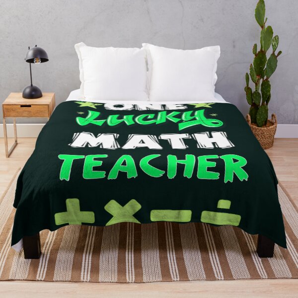 Item preview, One lucky math teacher  designed and sold by SidTastic .
