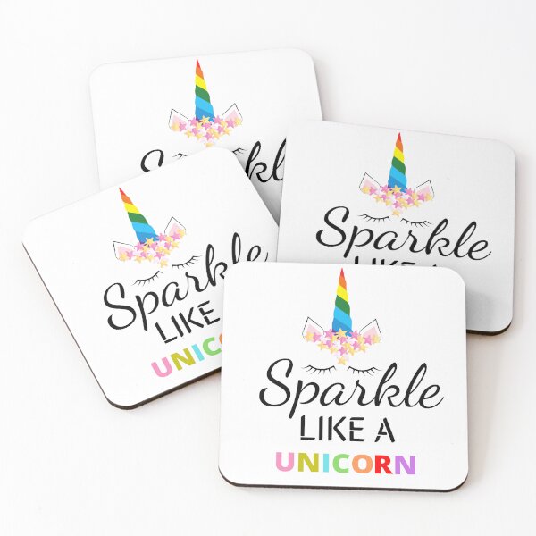 Item preview, SPARKLE LIKE A UNICORN designed and sold by FIRMLYFIXED.