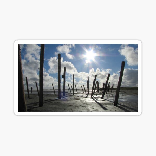 Item preview, Last Day Oerol Festival ~ Sunset at the 'Green Beach' designed and sold by Hans Bax.