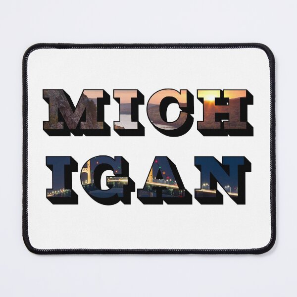 Item preview, Michigan w/ National Landmarks designed and sold by Pajamurai.