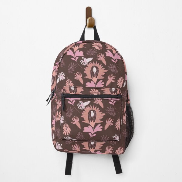 Item preview, Batik Flower Pattern in Pink and Brown designed and sold by JulieSouster.