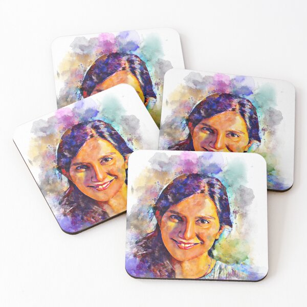 Item preview, Custom watercolor portrait designed and sold by Nora Gad.
