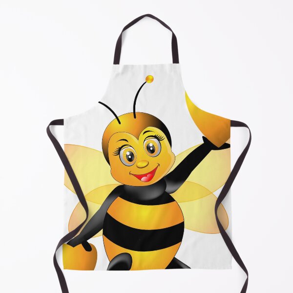 Item preview, Honey bee cartoon with heart shape designed and sold by ZieProject.