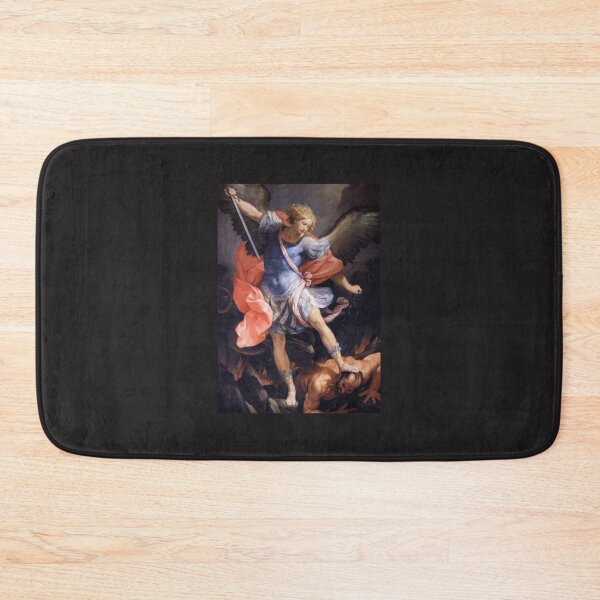 Item preview, ANGELS AND DEMONS The Archangel Michael defeating Satan 1635 Guido Reni designed and sold by NguyenTranOner.