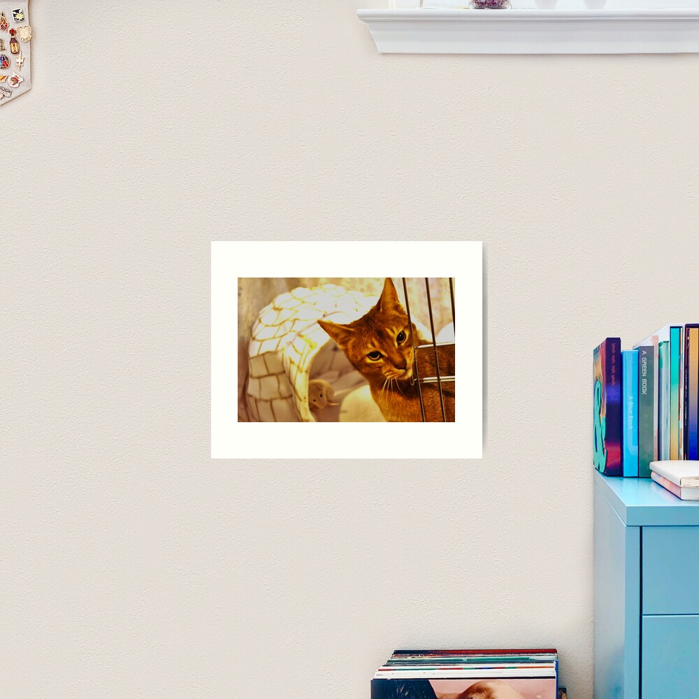 Hello human Art Print