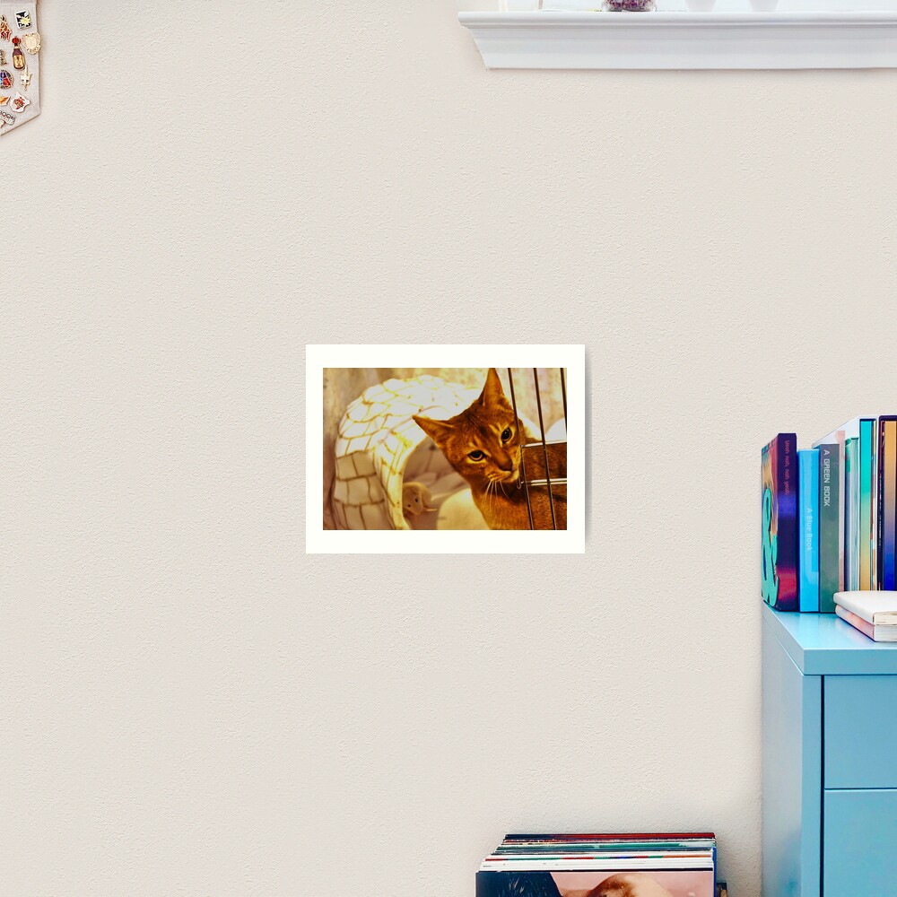 Hello human Art Print