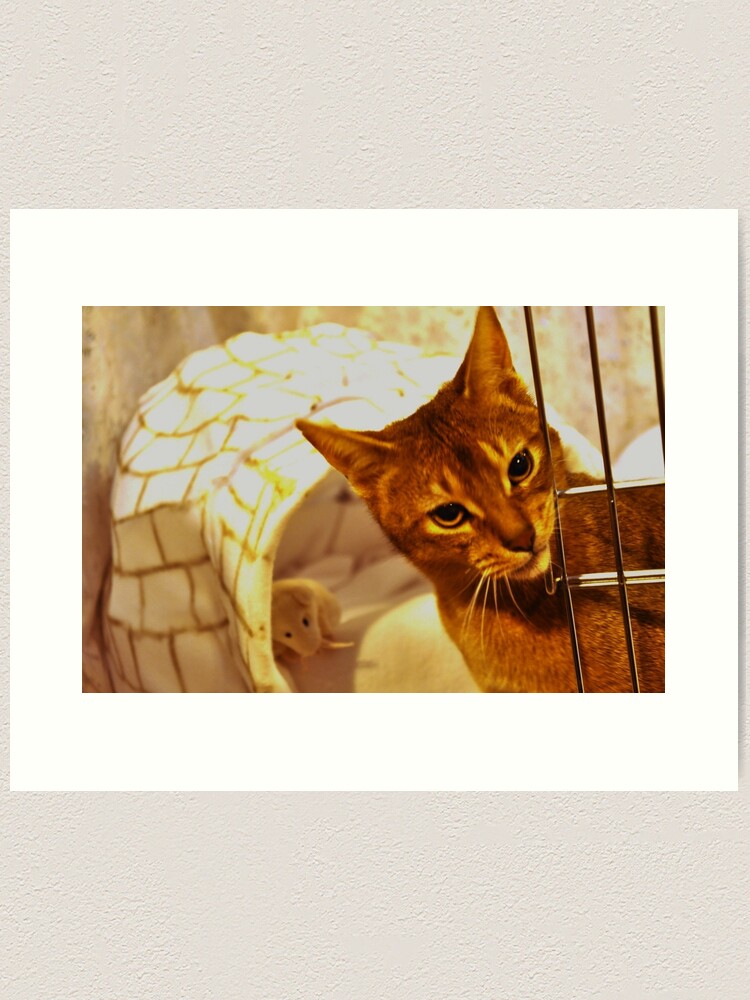 Alternate view of Hello human Art Print
