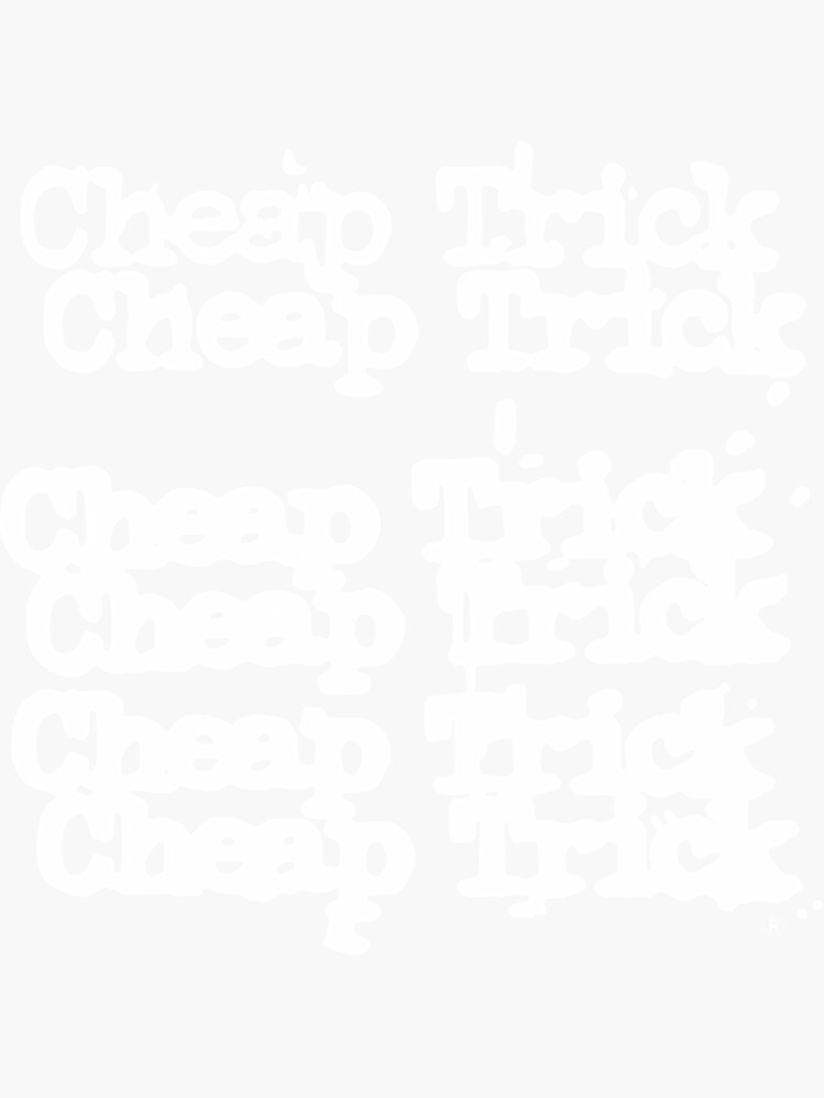 Cheap Trick Logo Poster for Sale by rathageorgeanne