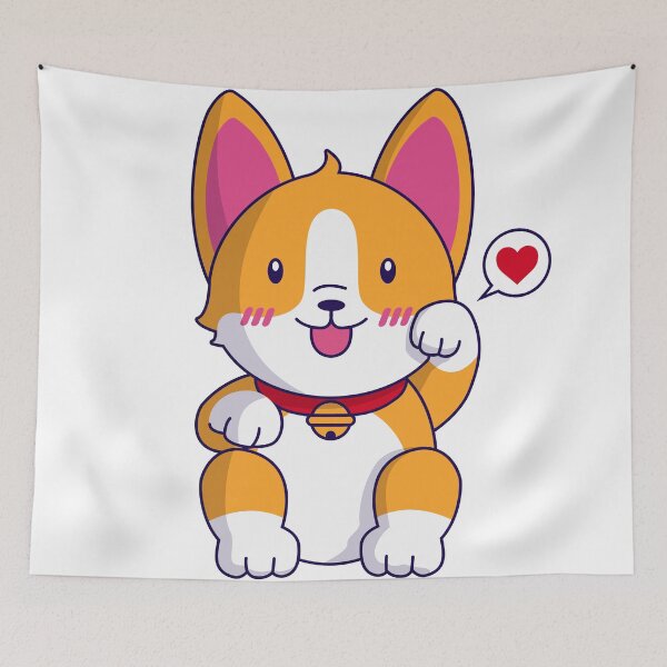 Item preview, Maneki Corgi designed and sold by yphien.