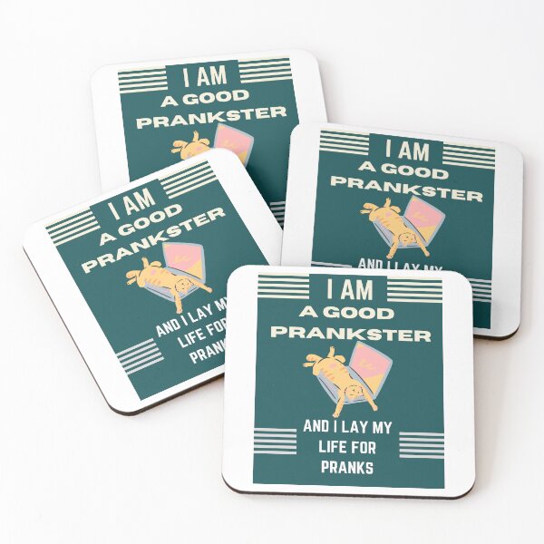 Item preview, Funny cat april fools day i am a good prankster  designed and sold by Yaatra.