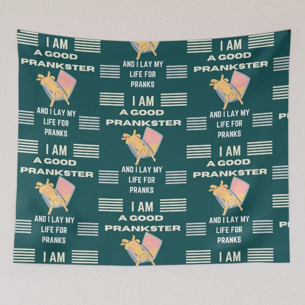 Item preview, Funny cat april fools day i am a good prankster  designed and sold by Yaatra.