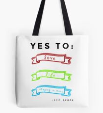 Love, Life, and Staying In More Tote Bag