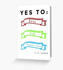 Love, Life, and Staying In More Greeting Card