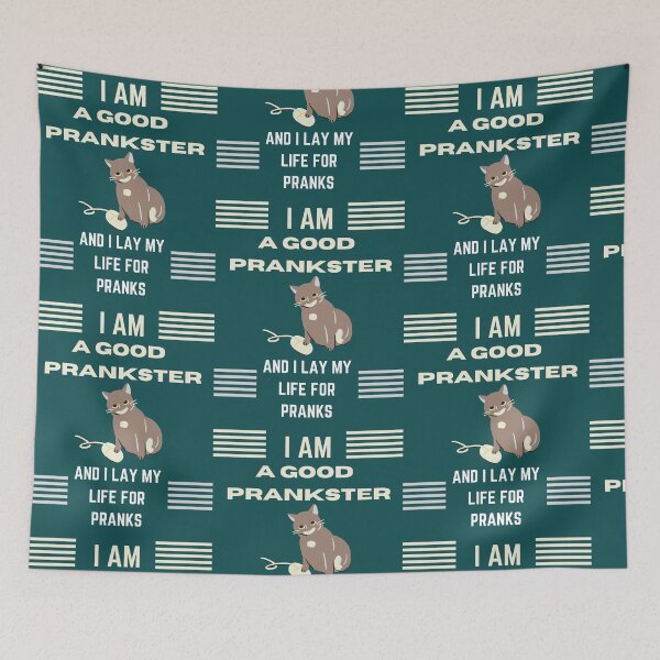Item preview,  Funny cat april fools day i am a good prankster  designed and sold by Yaatra.