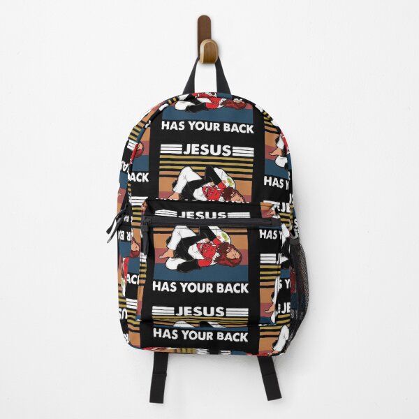 Item preview, Jiu Jitsu Jesus Has Your Back Funny Christian designed and sold by alfonsomangan.