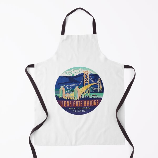 Item preview, Lions Gate Bridge Vancouver Canada Vintage decal designed and sold by BFRj8rnk.