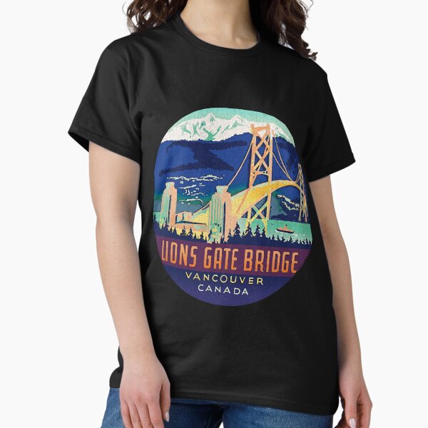 Item preview, Lions Gate Bridge Vancouver Canada Vintage decal  designed and sold by BFRj8rnk.