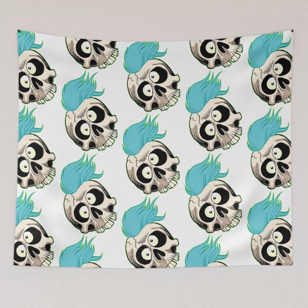 Item preview, shaking punk skull  designed and sold by BFRj8rnk.
