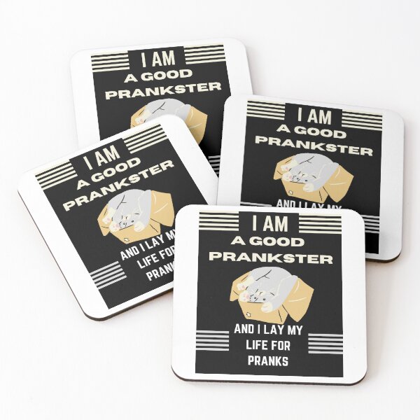 Item preview, Funny cat playing with box april fools day i am a good prankster  designed and sold by Yaatra.