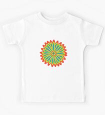 Psychedelic flower Kids Tee