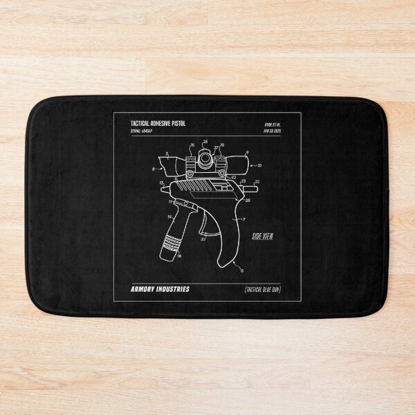 Item preview, Tactical Glue Gun (White Outline) designed and sold by Rzera-.