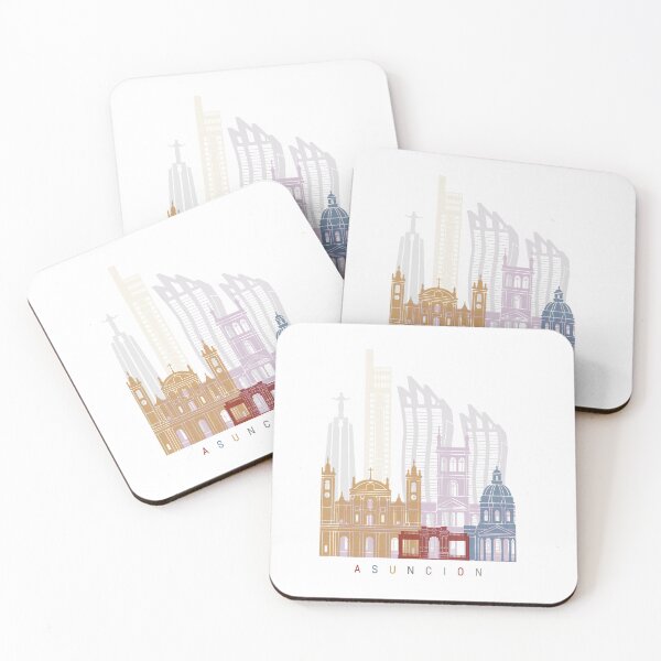 Item preview, Asunción skyline poster designed and sold by paulrommer.